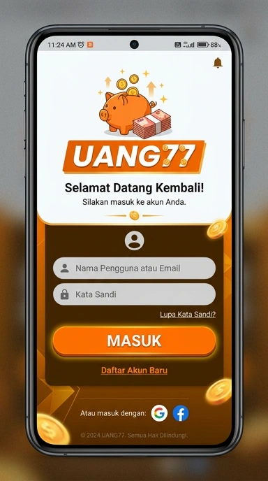 Masuk ke akun uang77 Anda dengan mudah